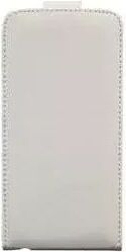 iPhone 6 Plus / 6s Plus Skinn Flip Deksel med Lommebok Hvit