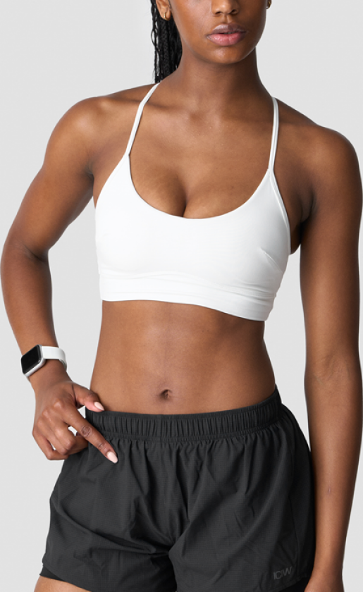 Endurance Sports Bra, White