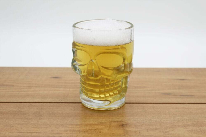 - Skull Beer Glass