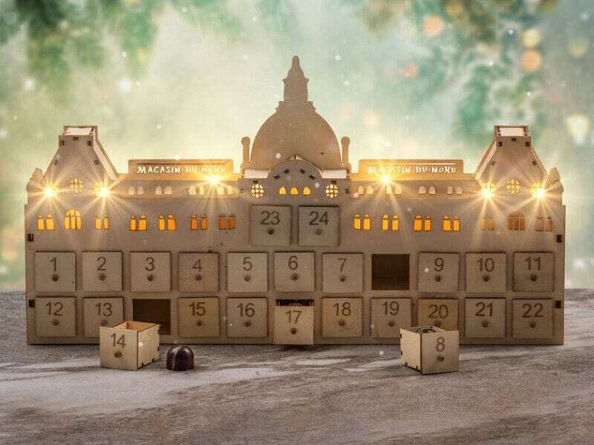 Magasin du Nord eksklusiv sjokoladekalender i tre