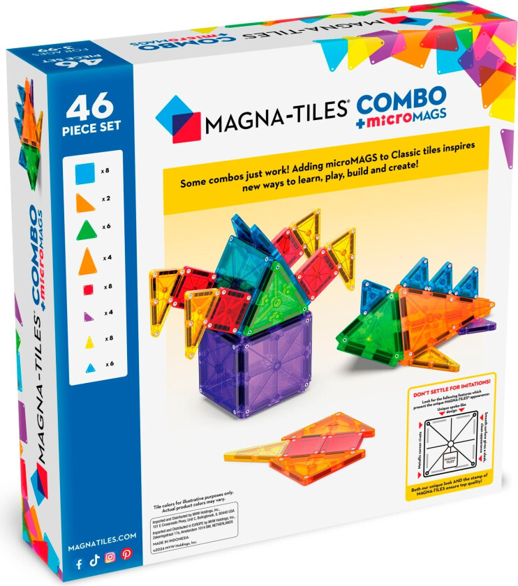 Magna-Tiles - microMAGS Combo 46 pcs (90293)
