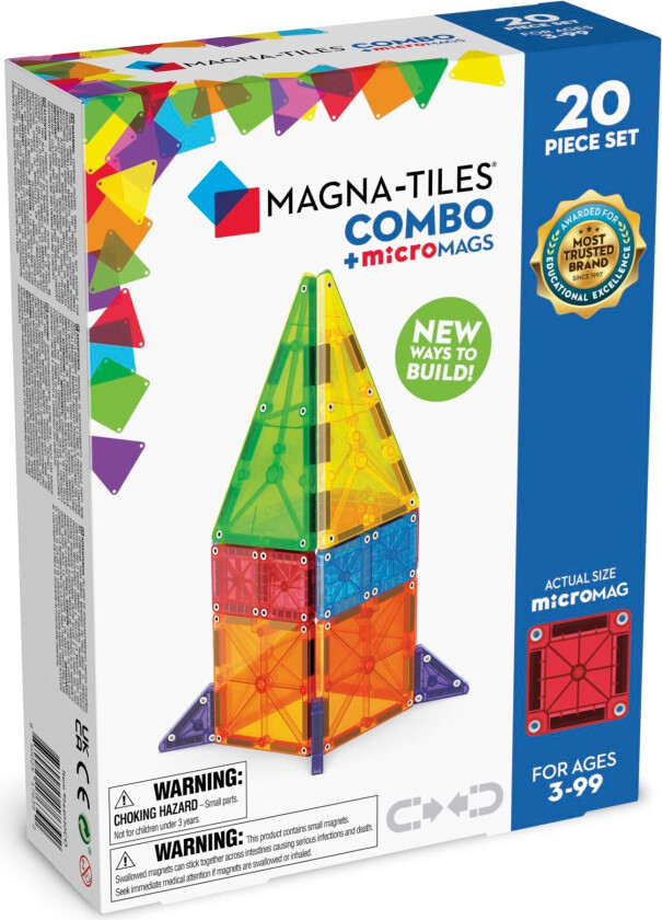 Bilde av Magna-Tiles - microMAGS Combo 20 pcs (90292)
