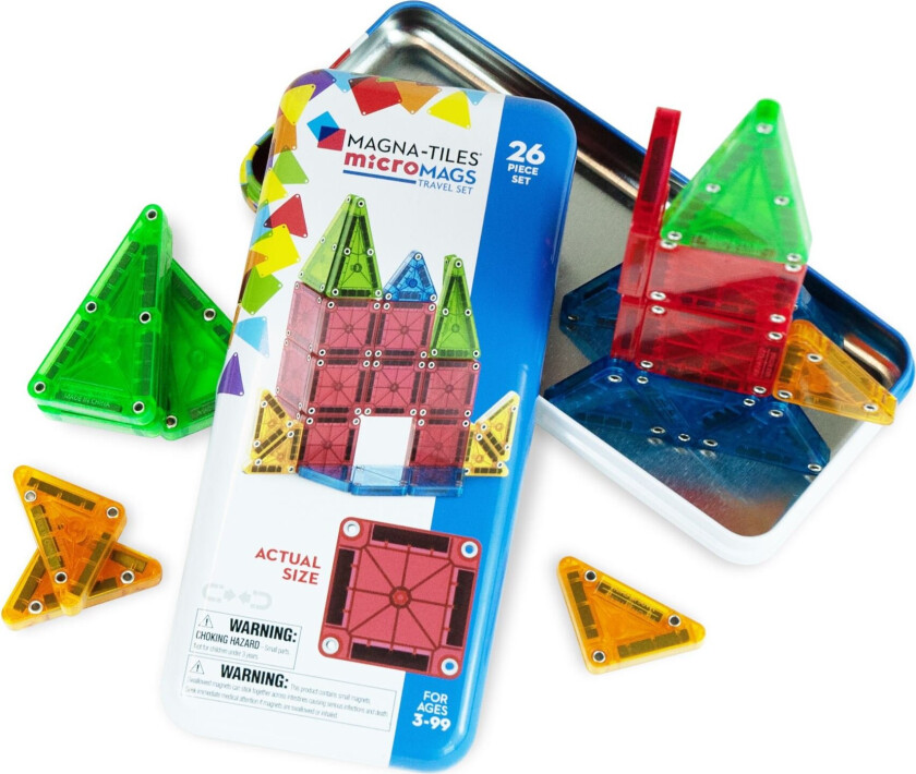 Magna-Tiles - microMAGS Travel Tin case (90295)