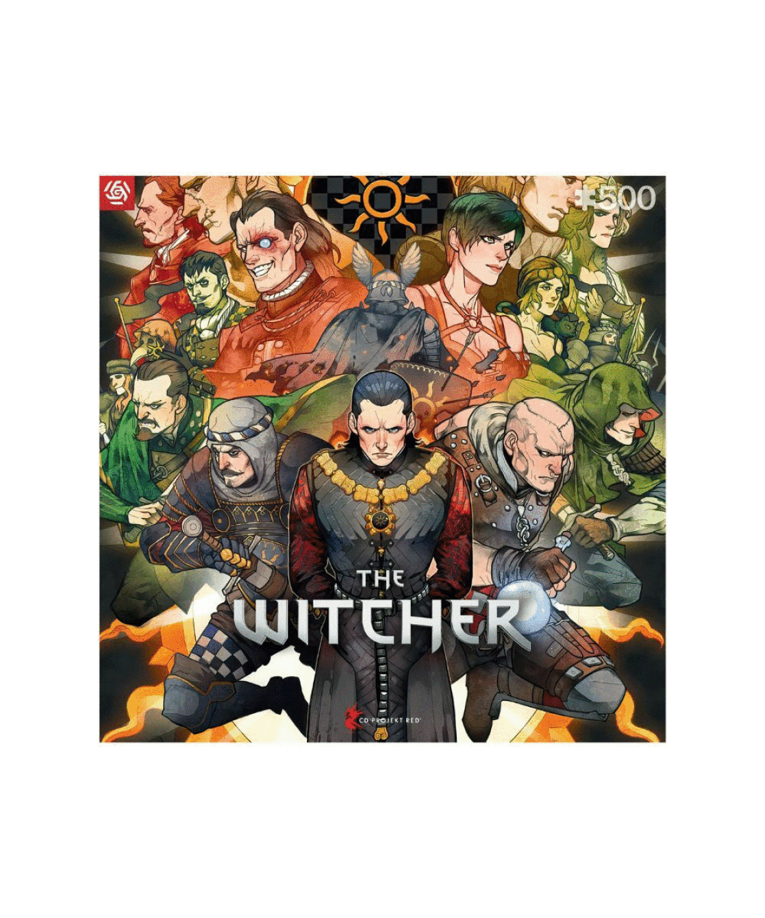 - Gaming Puzzle: The Witcher Nilfgaard (500 pieces)