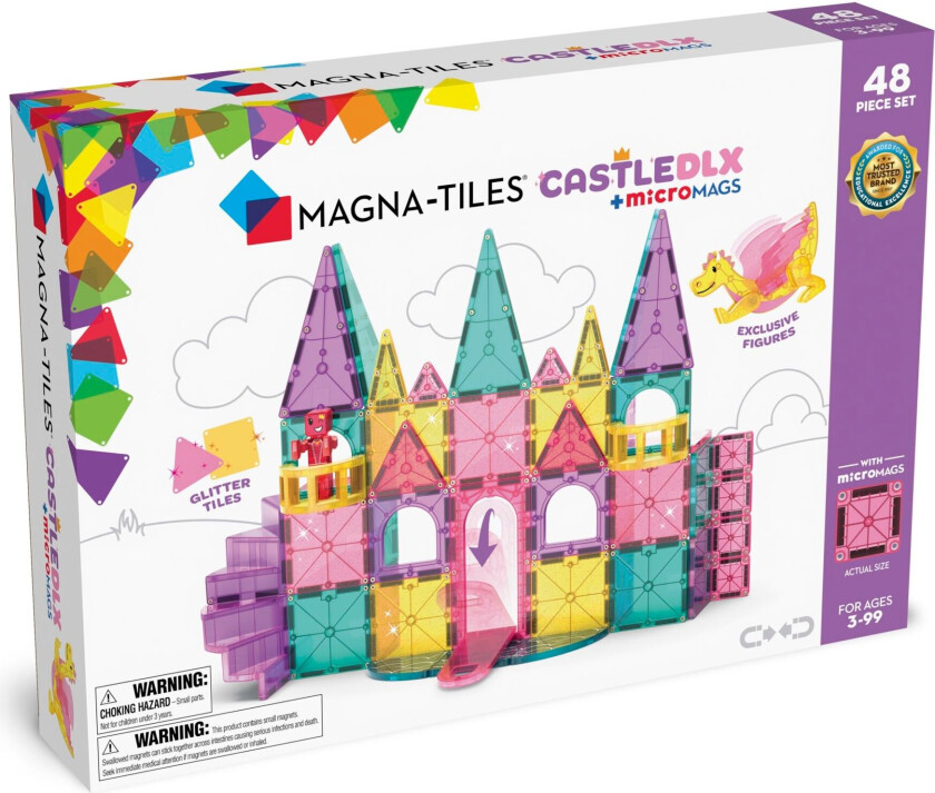 Magna-Tiles - Castle Deluxe 48 pcs (90291)