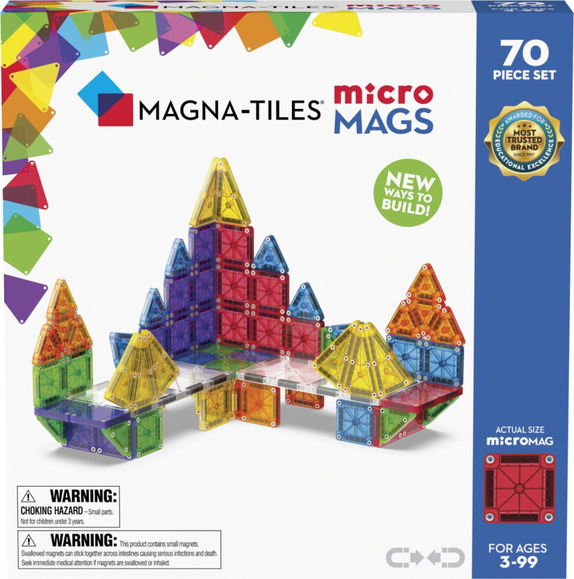Magna-Tiles - microMAGS 70pcs (90296)