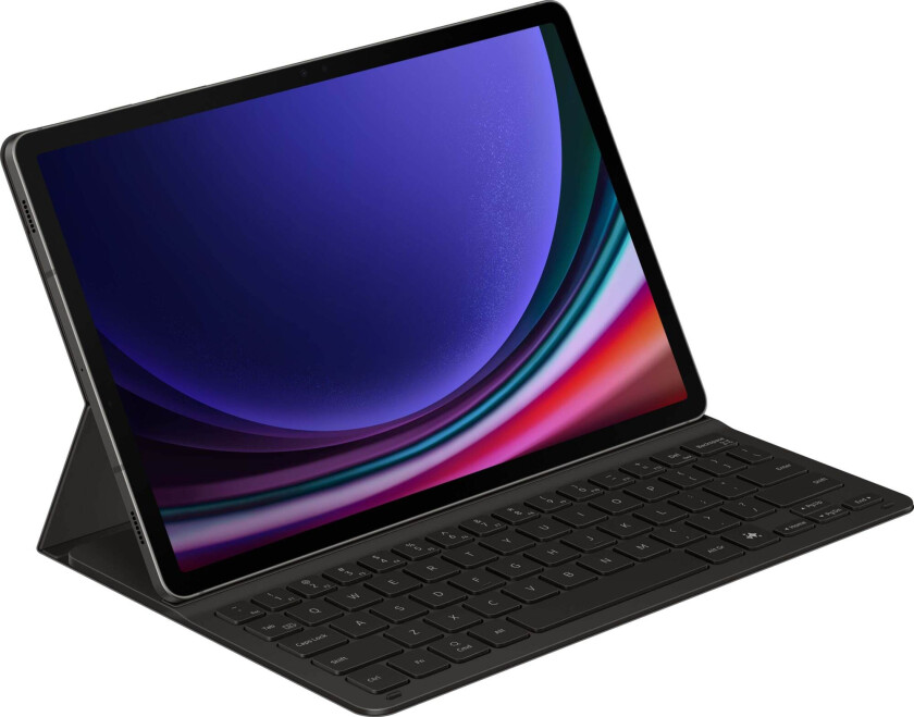 Galaxy Tab S9/S9 FE Slim tastaturdeksel (sort)