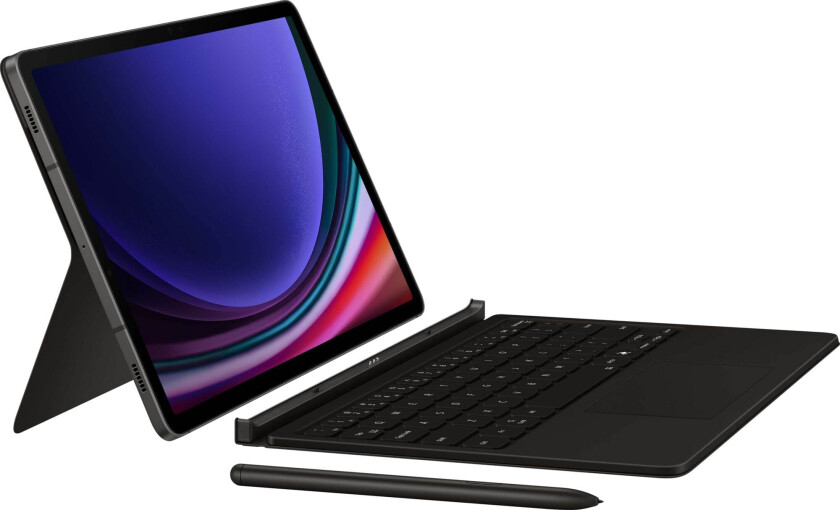 Galaxy Tab S9/S9 FE tastaturdeksel (sort)