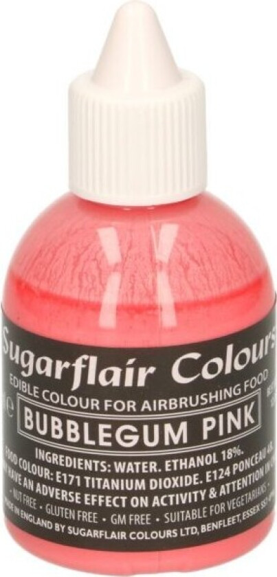 Airbrushfarge -Tyggegummirosa- 60ml