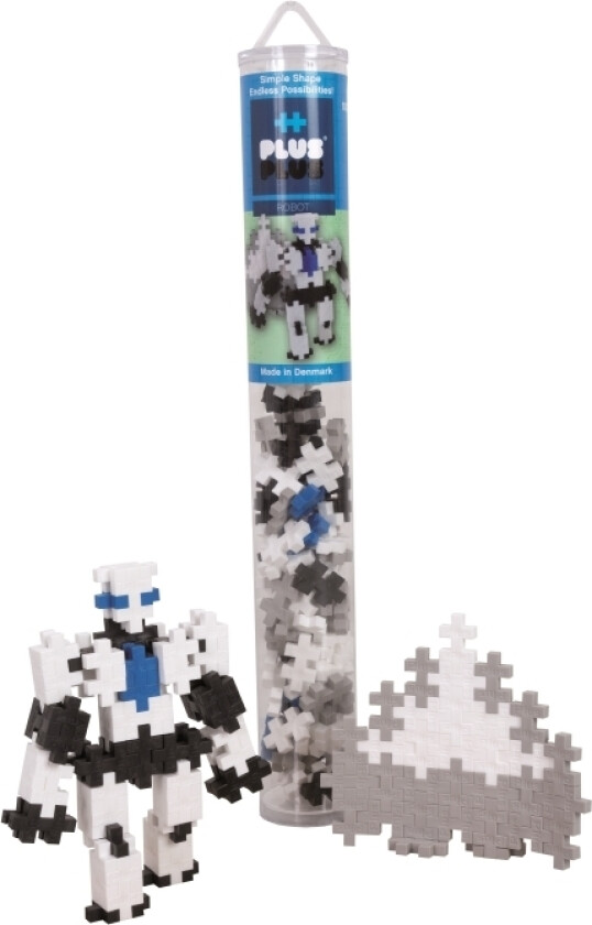 Plus-Plus Robot / 100 Pcs Tube