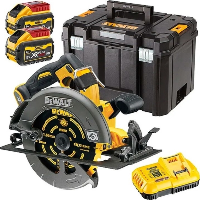 54V Fv Sirkelsag 5800Rpm, 190Mm 2X9ah Batteri, Dcb118,