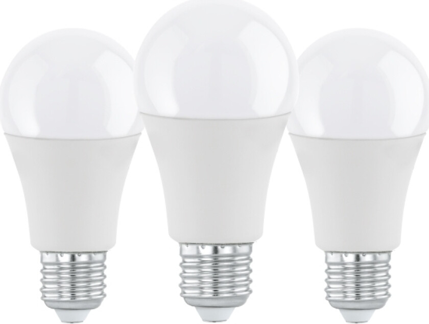 Eglo E27 A60 11W Opal 3000K 3 Stk