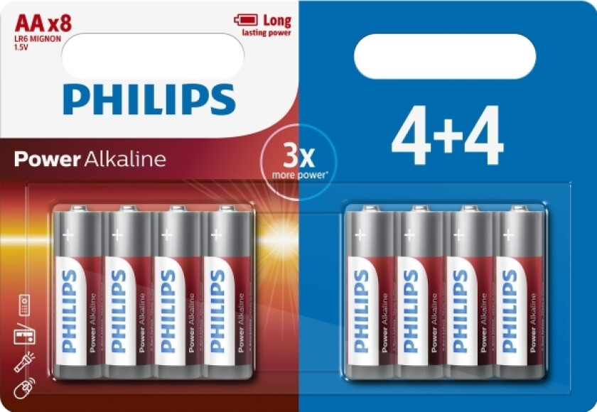 - Batteri 8 X Aa-Type - Alkalisk