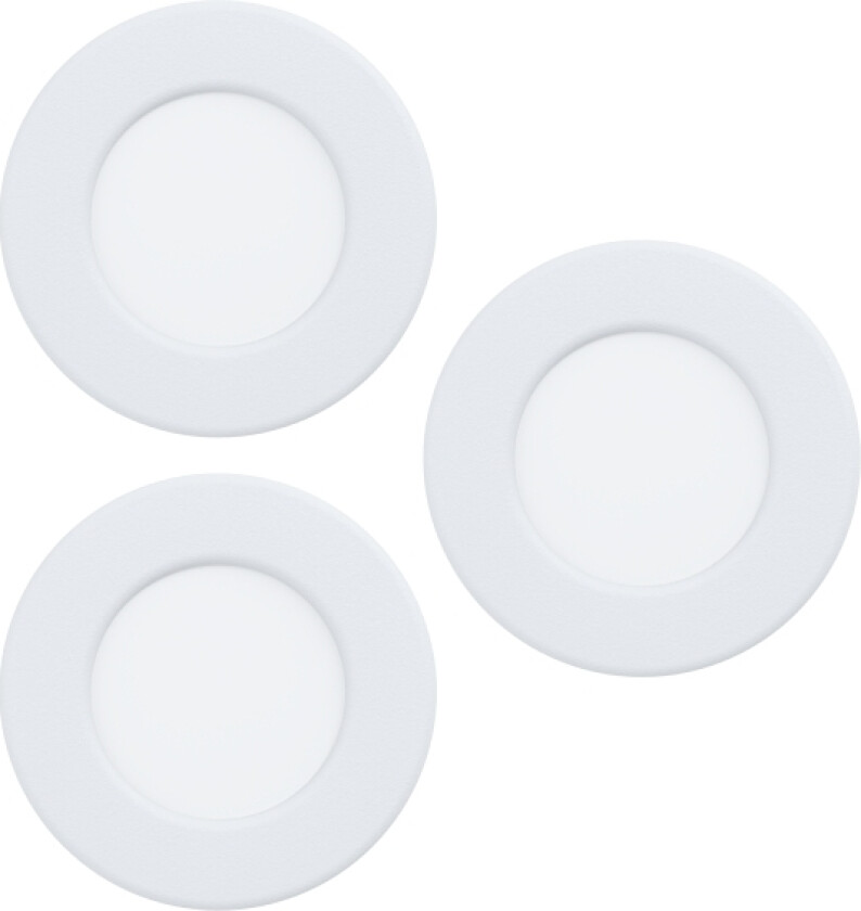 Eglo Fueva 6-Z Indbyg. Sæt Ø86 Rgb/Cct 3X3,5W 1560Lm Ip44 Hvid