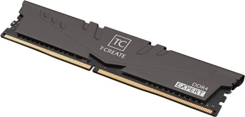 T-Create Expert Oc10l - Ddr4 - Sett - 16 Gb: 2 X 8 Gb - Dimm 288-Pin - 3200 Mhz / Pc4-25600 - Cl16 - 1.35 V - Ikke-Bufret - Ikke-Ecc - Titangrå