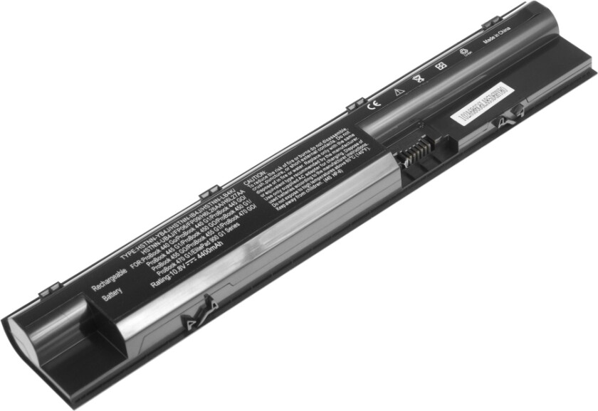 Green Cell - Batteri Til Bærbar Pc (Tilsvarer: Hp Fp06, Hp Fp09, Hp Fp06xl) - Litiumion - 6-Cellers - 4400 Mah - Svart - For Hp Probook 440 G0, 440 G