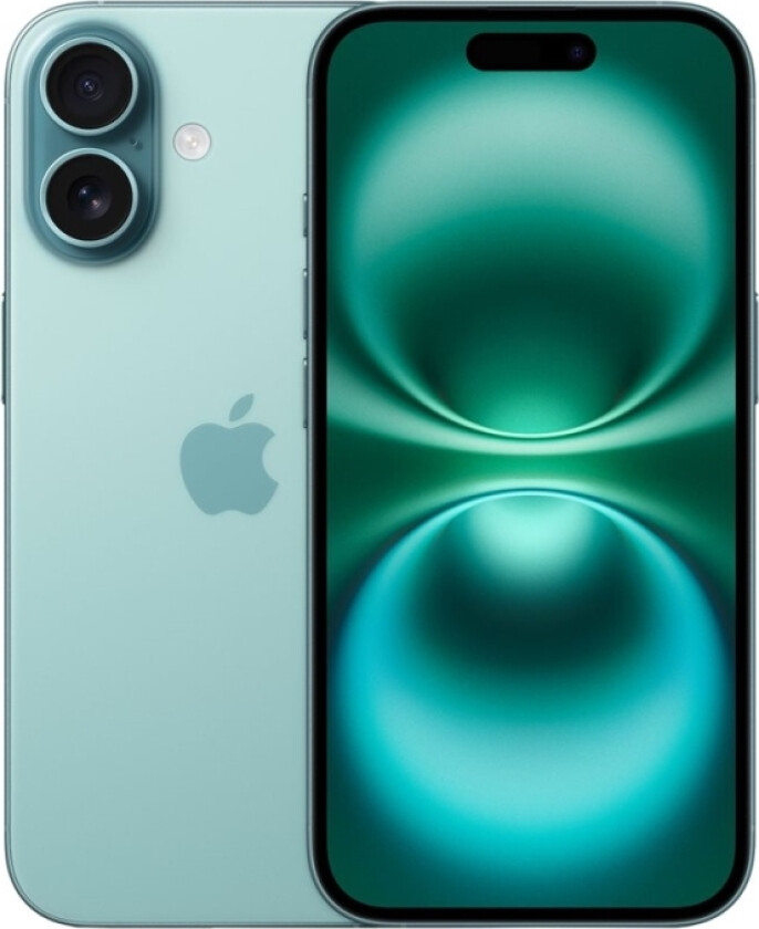 Iphone 16 - 5G Smartphone - Dobbelt-Sim / Internminne 256 Gb - Oled-Display - 6.1" - 2556 X 1179 Piksler - 2X Bakkameraer 48 Mp, 12 Mp - Front