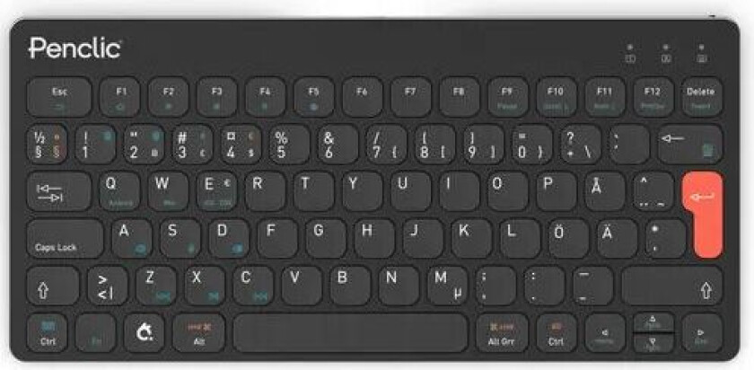 Mini Keyboard Kb3 Pro Trådløs Svensk/finsk Tastatur