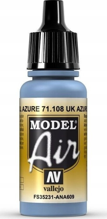 Vallejo Vallejo: 71.108 - Model Air - Uk Azure Blue (17 Ml)