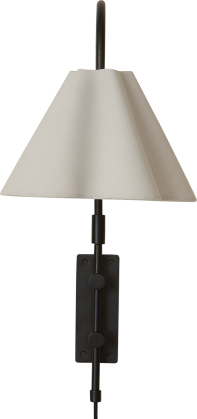 FRANCIS vegglampe Dampaktig grå