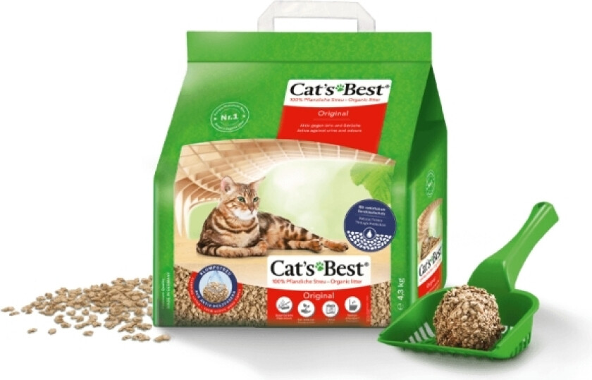 CatS Best Original 2.1Kg, Granuler, 2,1 Kg, 5 L, 2,1 Kg