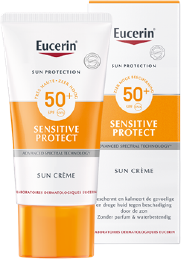 Sun Sensitive Protect Creme Spf50+, Solkrem, Ansikt, Rør, Beskyttelse, Tørr Hud, Sensitiv Hud, 50 Ml