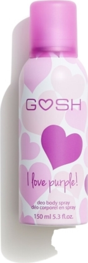 Gosh Gosh, I Love Purple, Deodorant Spray, For Women, 150 Ml For Women