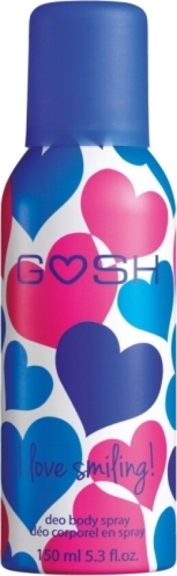 Gosh Gosh, I Love Smiling!, Deodorant Spray, For Women, 150 Ml For Women