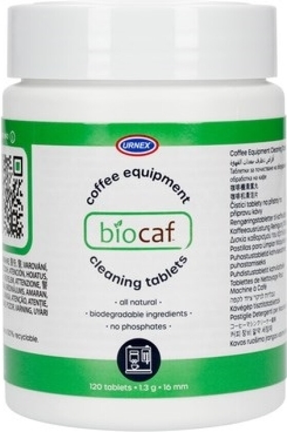 Urnex Urnex Biocaf Coffee Equipment Cleaning Tablets Tabletki Czyszczce 120 Szt