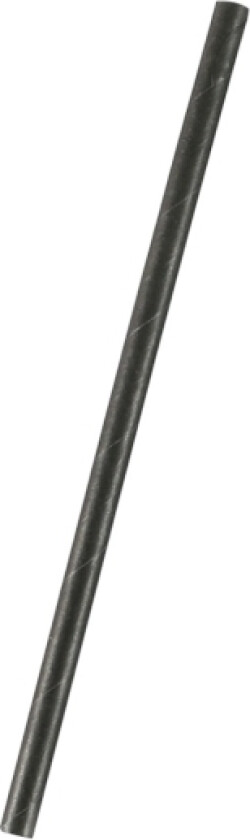 Sugerør Papir Sort Ø6x205mm 250Stk/Pak