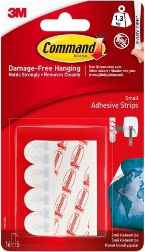 Adhesive Strip Command 17022Newukn 16Pcs