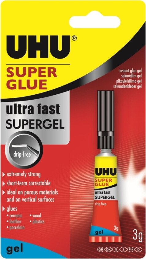 Bilde av Uhu® Superlim Gel 3G