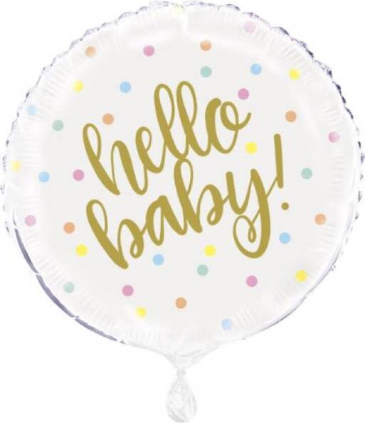 Folieballong Hello Baby