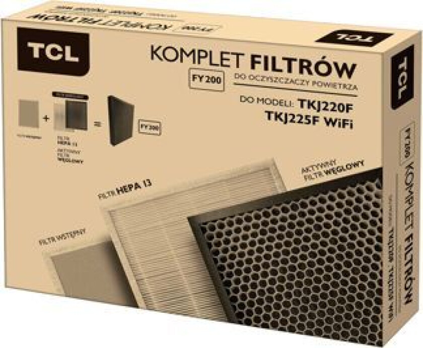Filter For Tcl Tkj225f Fy200 Hepa 13 Luftrenser