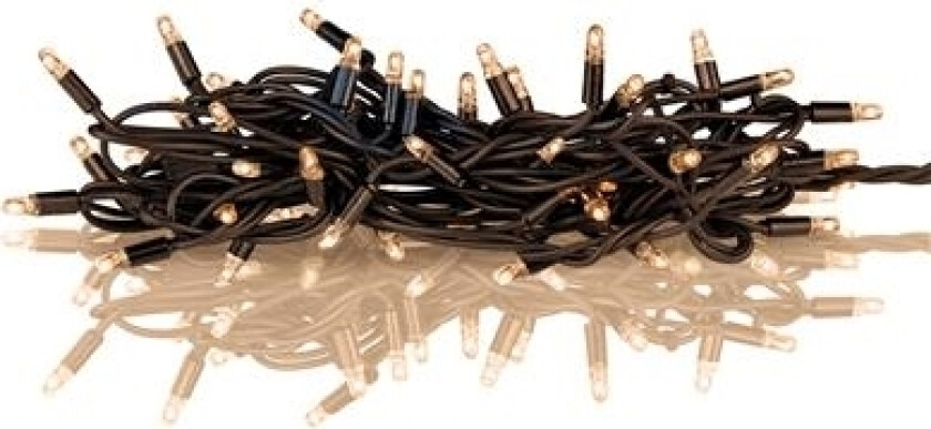 Chrissline Pro Led Lyskæder, Længde 5,3 Meter Med 50 Lys, 0,1 Meter Forlængerkabel. Varm Hvid. Startkabel Skal Tilkøbes