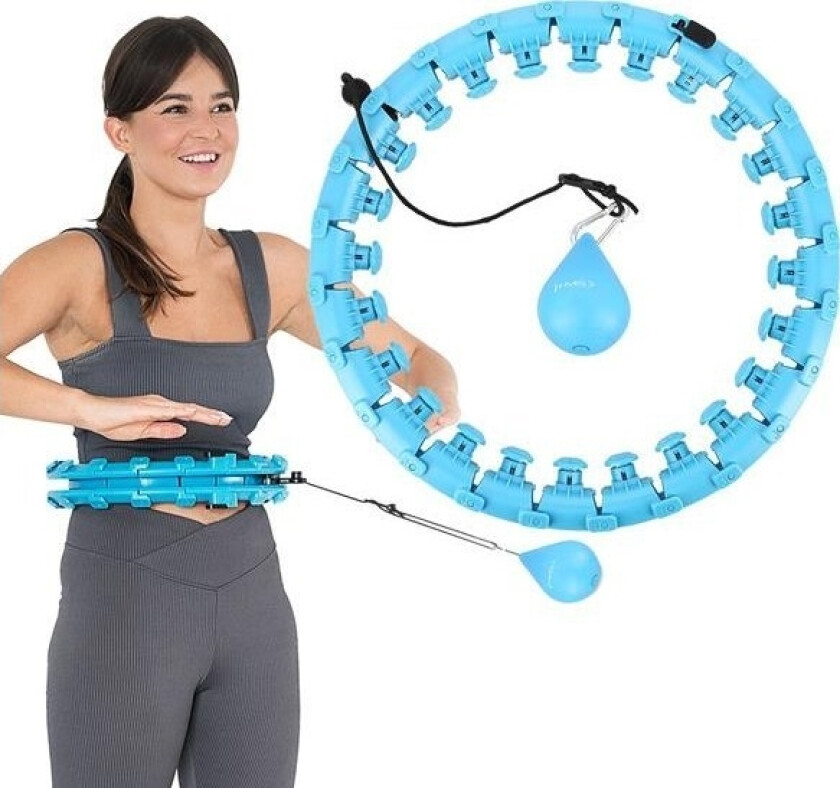 Hms Hula Hoop Med Nagler Og Vekt Hhw01 Blå