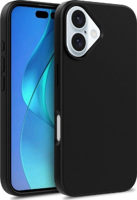 Etui Multiple Color Wheat Bran Case Na Iphone 16 Pro Max - Svart