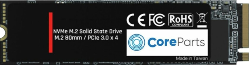 Coreparts - Ssd - 256 Gb - Consumer, 3D Nand Tlc, 1776/802 Read/Write (Mb/S) - Bulk Packaging (Plastic Bag) - Intern - M.2 2280 - Pcie 3.0 X4 (Nvme)
