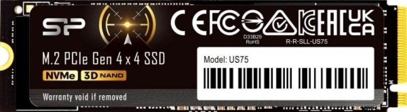 Dysk Ssd Silicon Power Us75 2Tb M.2 2280 Pci-E X4 Gen4 Nvme
