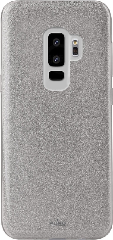 Puro Shine - Baksidedeksel For Mobiltelefon - Polykarbonat, Termoplast-Polyuretan (Tpu) - Sølv - For Samsung Galaxy S9