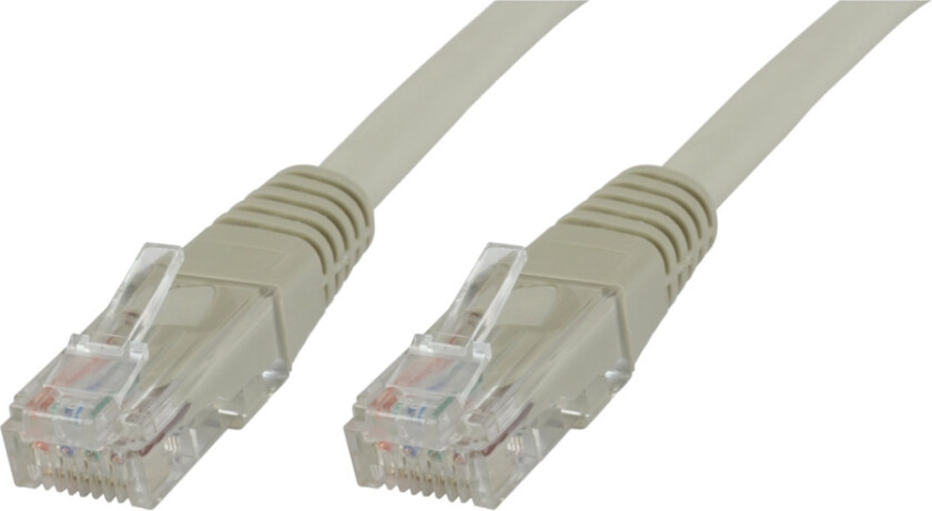 Microconnect - Nettverkskabel - Rj-45 (Hann) Til Rj-45 (Hann) - 0.5 M - Utp - Cat 6 - Halogenfri - Grå