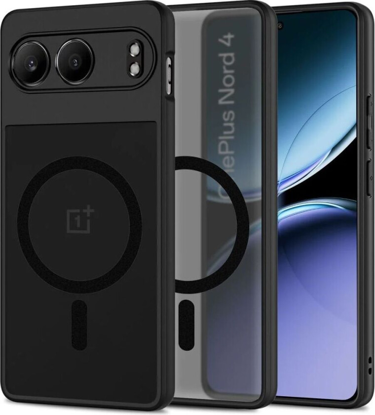OnePlus Nord 4 Tech-Protect Magmat Deksel - MagSafe Kompatibel - Mat Svart