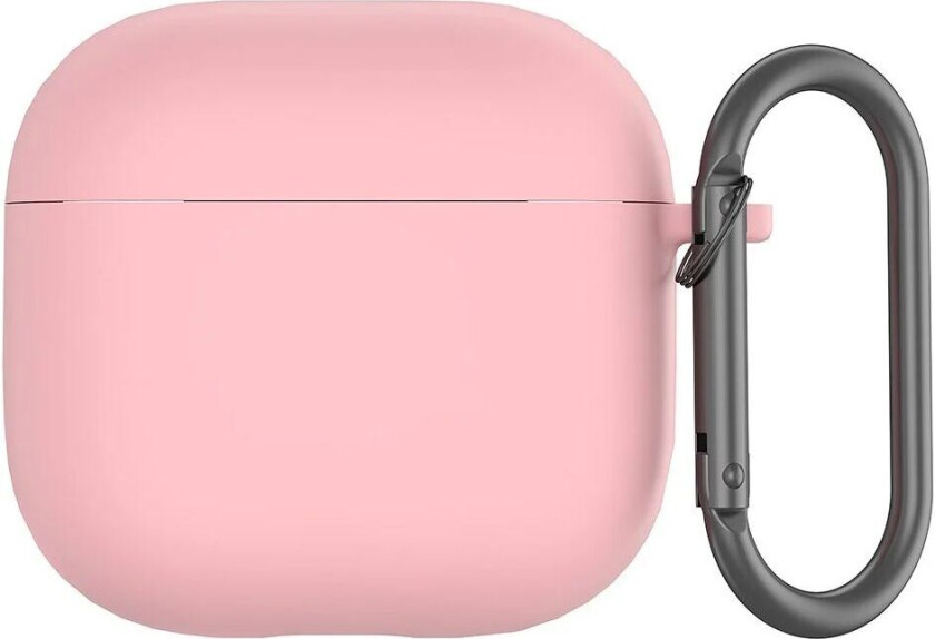 Apple AirPods (4. gen.) Silikon Deksel med Karabinkrok - Rosa
