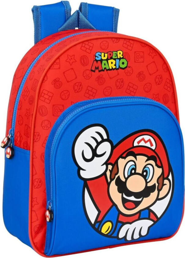 Super mario ryggsekk 35 cm veske skolesekk nintendo
