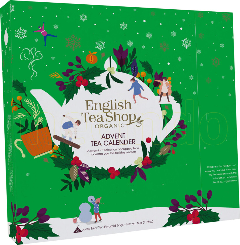 Julekalender Øko m. 25 Teposer - 1 Pakker