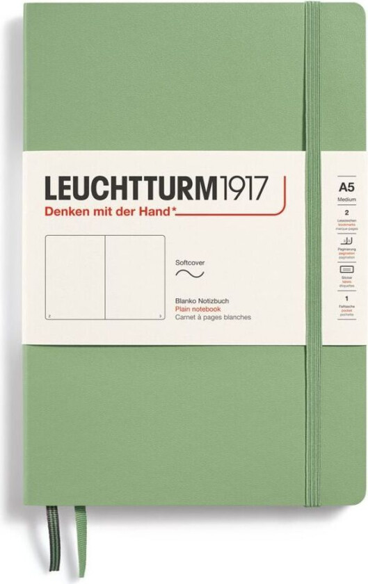 Notatbok A5 Myk Ulinjet Salvie Leuchtturm1917