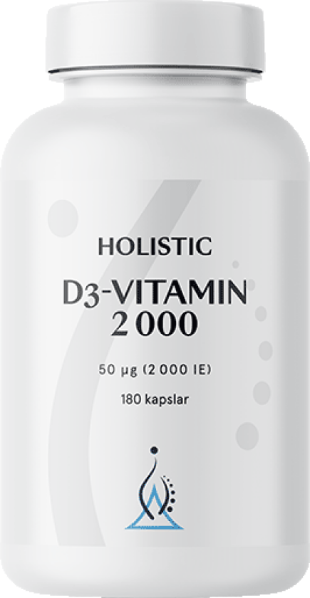 D3-vitamin 2000 IE 180 kapsler