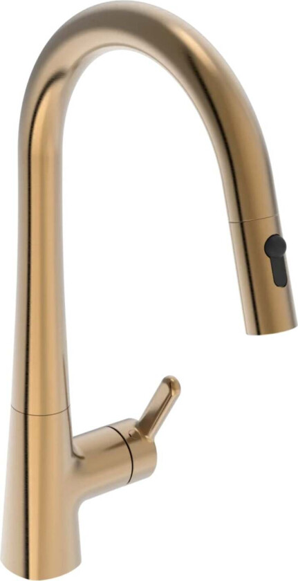 Inspera 3031f/3032f Kjøkkenarmatur - Uttrekkbar tut Børstet Bronse / Nei