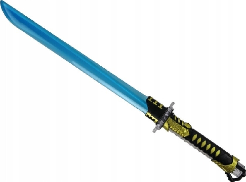 Luminous Blue Samurai Sword