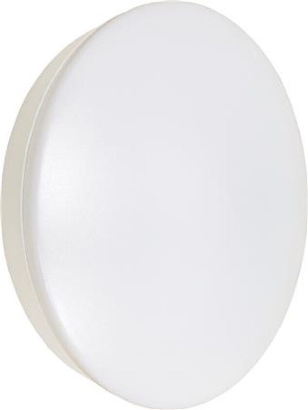 Ecotech Plafond, 12W, 3000/4000/5000K Cct-Switch, Ø250, Mat Hvid, Dæmpbar